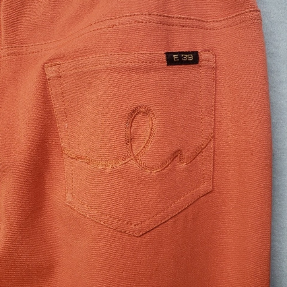 E39 By Eric Jean's Women's 10 Fall Orange Denim Straight Boutique